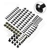 190PCS Motorcycle Windscreen Fairing Bolts Fastener Clip Screws Kit For SUZUKI GSXR 600 750 1000 K1 K2 K3 K4 K5 K6 K7 K8 K9 K10