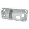 Clear Kickstand Case for Steam Deck Transparent Shock Absorption Prevent Slip Hard PC Protective Case with Stand
