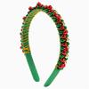 Christmas Gift Women Fleece Headbands Roped With Christmas Bells for Lady Girls Party Holiday Head Hoop Accessories