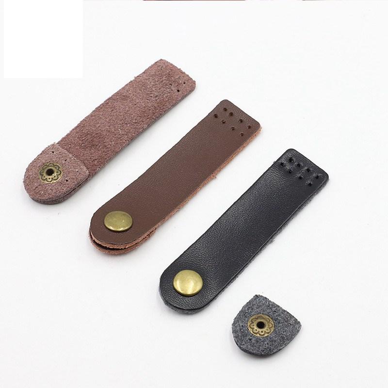 Buckle Latch Leather Tip Buckle Suitcases Latch Leather Buckle Accessories Bag Lock Latch DIY Accessorie