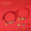 Red String Zodiac Horse Bracelet - Handwoven New Year Gift for Men & Women