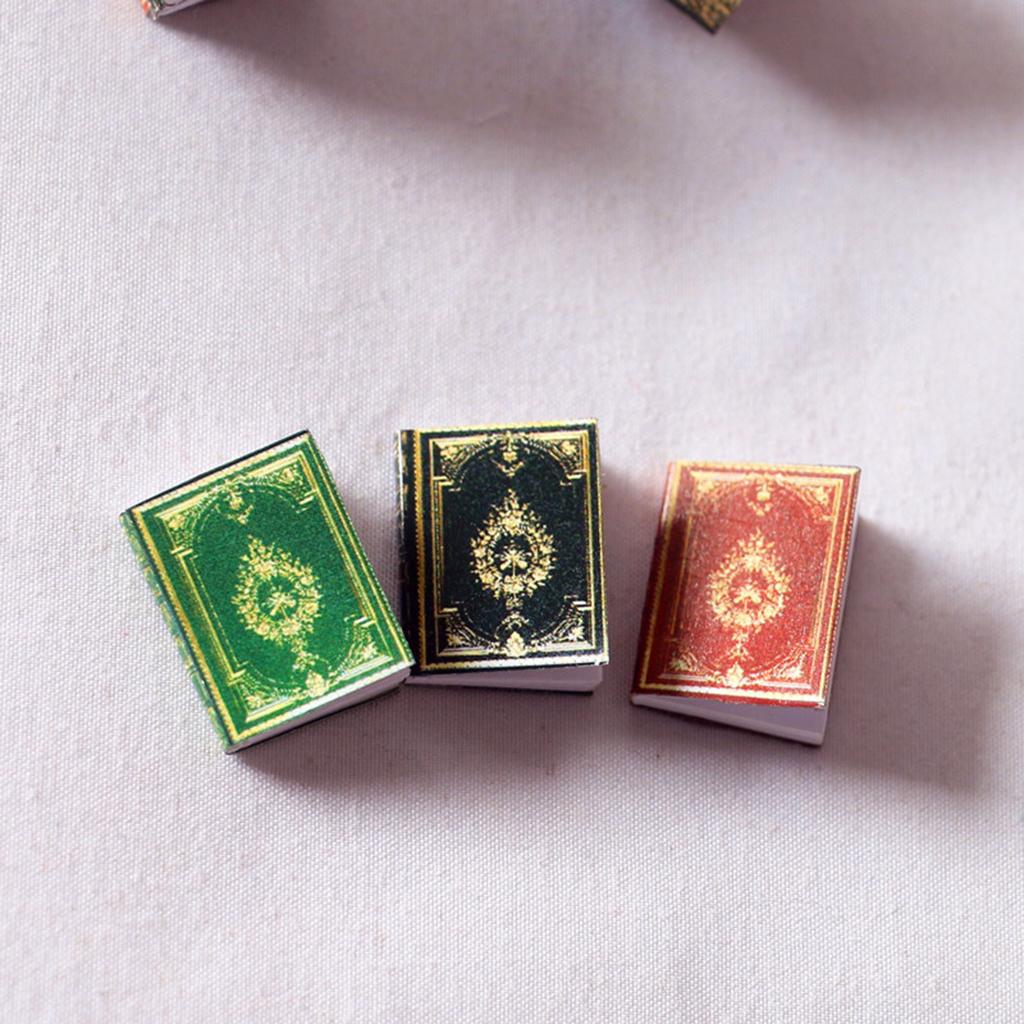 3 Stück Miniaturen Puppenhaus Klassische Mini Flipbooks Notizbuch Zum Spielen De