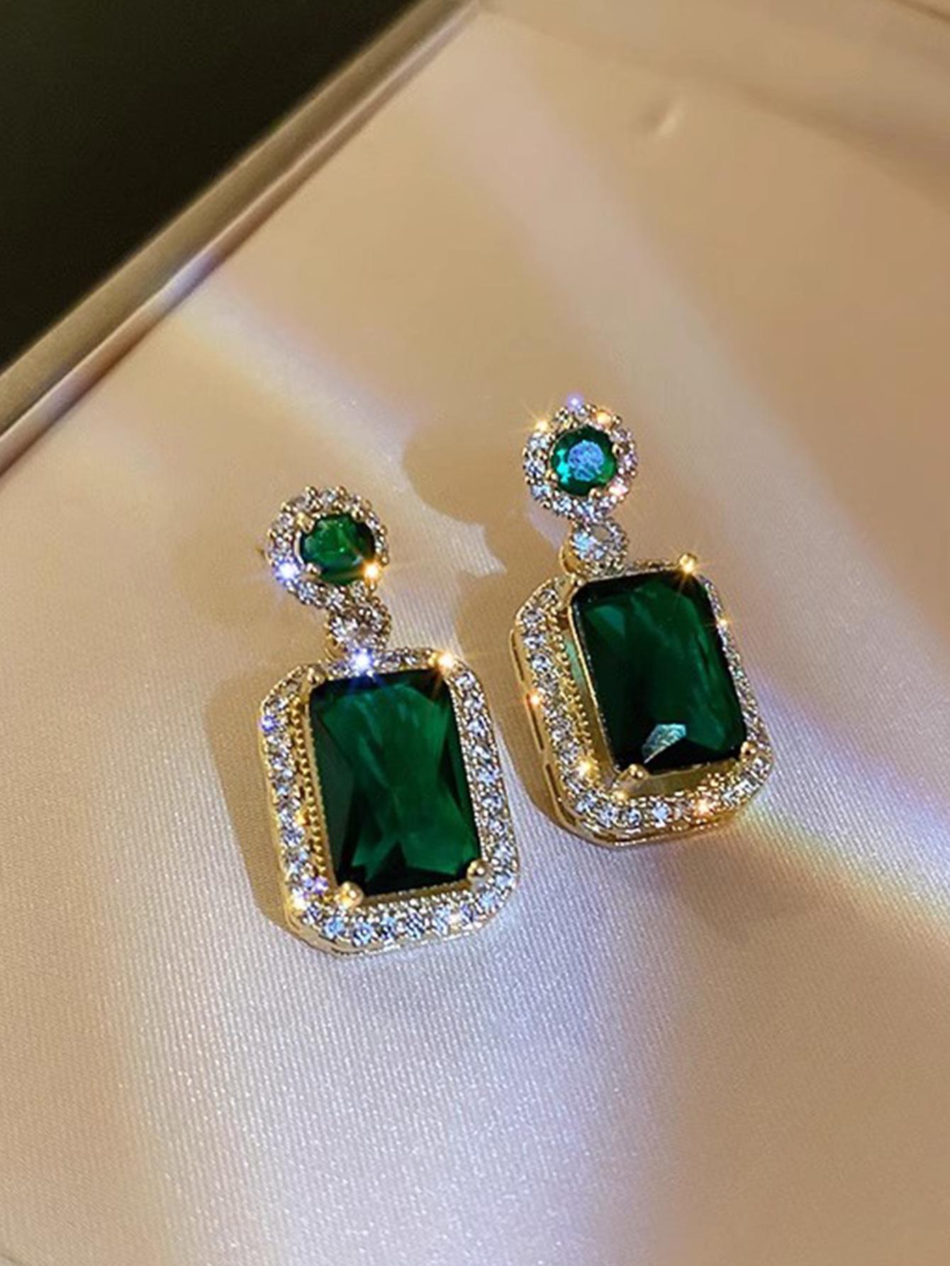 

Высококлассное геометрическое циркониевое ожерелье из титановой стали - Винтажная ключичная цепочка