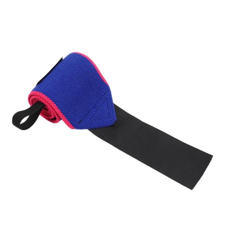 

Adult Sprain Protection Sports Wrist Breathiness Fitness Booster Band Bandages Basketball Bench Press синий