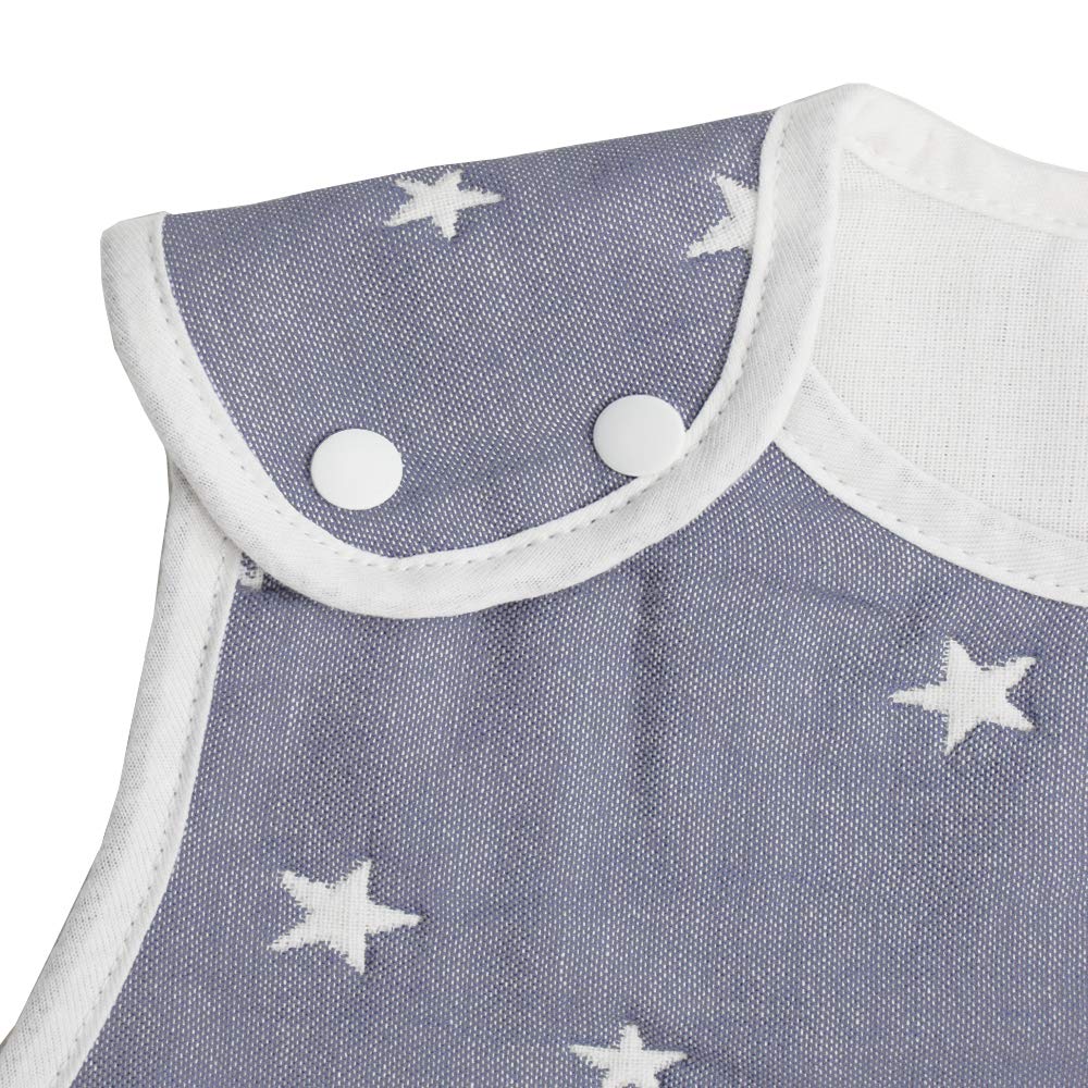 LILY CUPS Gauze Winter Sleeper for Gauze Baby Gift Crown of Ages [LILY CUPS] 6-Layer Sleeper, Kids, Sleeper, (Ages 2-7) (Star (Set 2), 2-7)