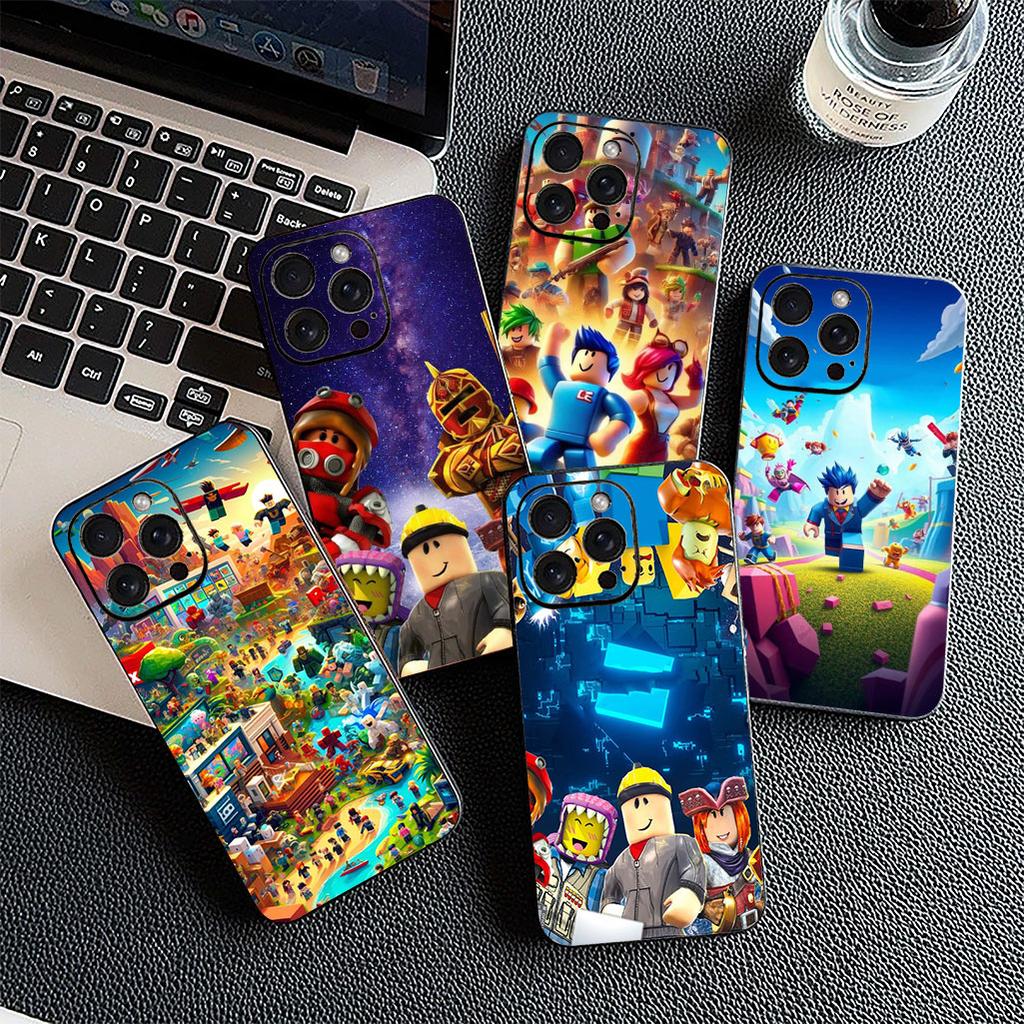 Cover Wallpaper R-Robloxs for Motorola Moto G86 G57 G67 G24 G15 G54 Power G13 G14 G34 G35 G45 G60 G53 G55 G64 G75 G72 Phone Case