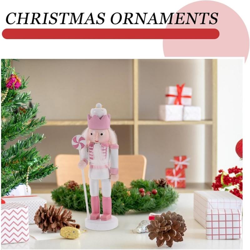 5pcs Creative Christmas Nutcrackers Soldier New Year Birthday Wedding Decor X3UC