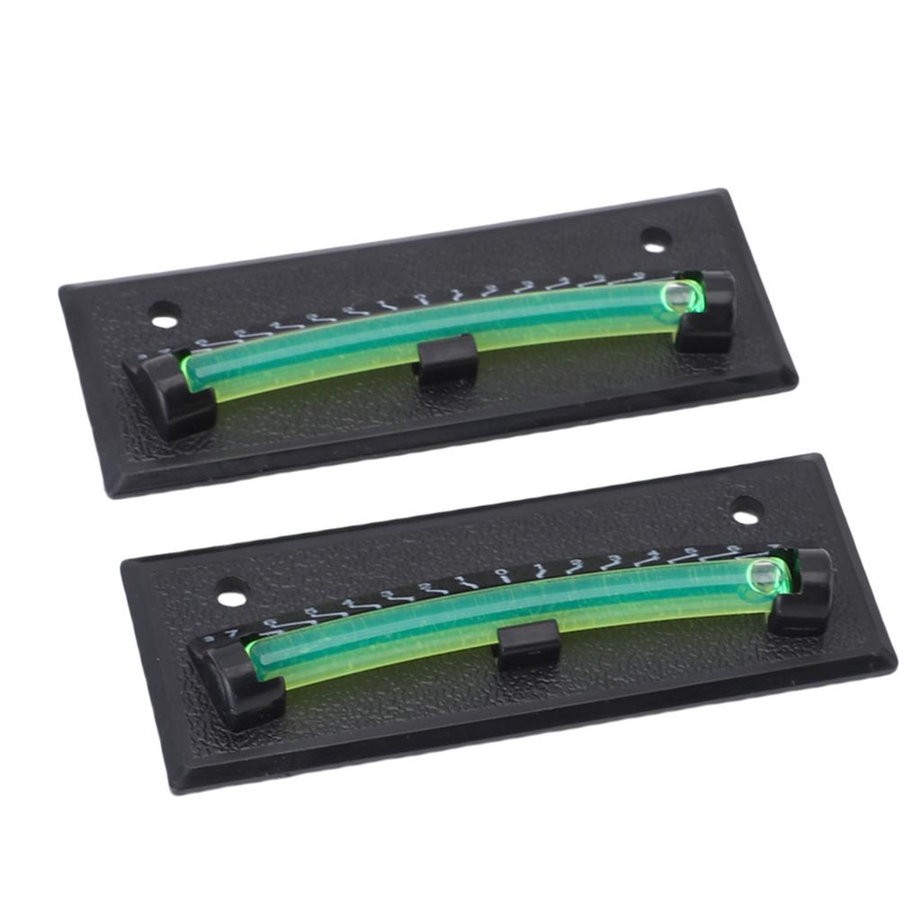 2pcs RV Bubble Level Long Lasting 2 Mounting Methods Accurate RV Bubble Leveling System for Trailer