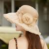 2026 New Fashion Flowers Fisherman Hat Wide Brim Bucket Cap For Women Foldable Summer Beach Protection Sun Cap