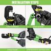Cold Hydraulic Pliers Cable Crimping Portable Electrical Tools Manual Hydraulic Pliers Copper and Aluminum Cable Terminals