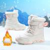 2025 New PU Waterproof Boys Boots Children Snow Boots for Girls Sneakers  Fashion Children Shoes