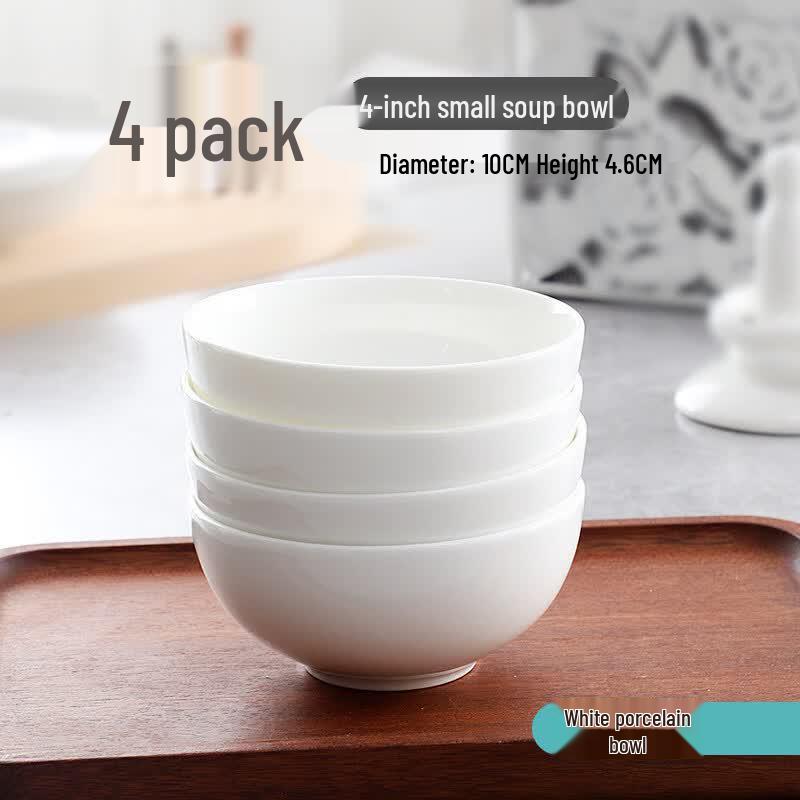 Pure White Bone China Dinnerware