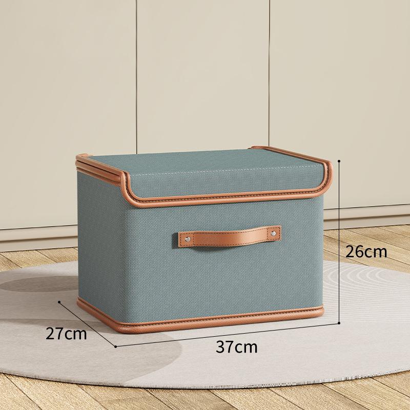 Dustproof Storage Box with Lid Double Thickness Moisture-proof Storage Box Large Capacity Foldable Clothes Storage Box