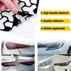 4 Pack Headlight Taillight Tint Y Grid Graphic Tail Light Lamp Cover Film Car DIY Self Adhesive Tint Film Sheet 18.89'' x 11.81'', Black