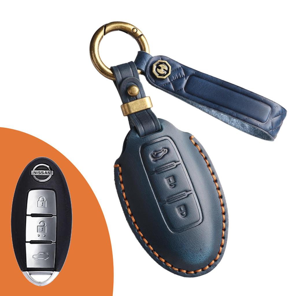 Nissan Key Cover for X-Trail, Qashqai, Tiida, Teana, Sylphy - Retro Style Protective Shell