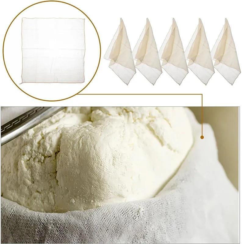 1pcs Large White Cotton Gauze Cheesecloth Fabric Reusable Muslin Cloth for Straining, Cooking, Tofu ,Cheesemaking, Baking