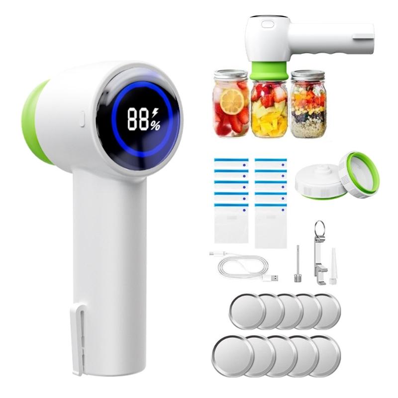 Portable Vacuum Packing Device Small Vacuum Sealer Vacuum Device Multifunctional Sealer for Meat Vegetables Fruits