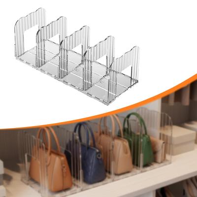 Shelf Divider Bookshelf Separator Purse Organizer for Closet Handbag Organizer Shelves Organization,