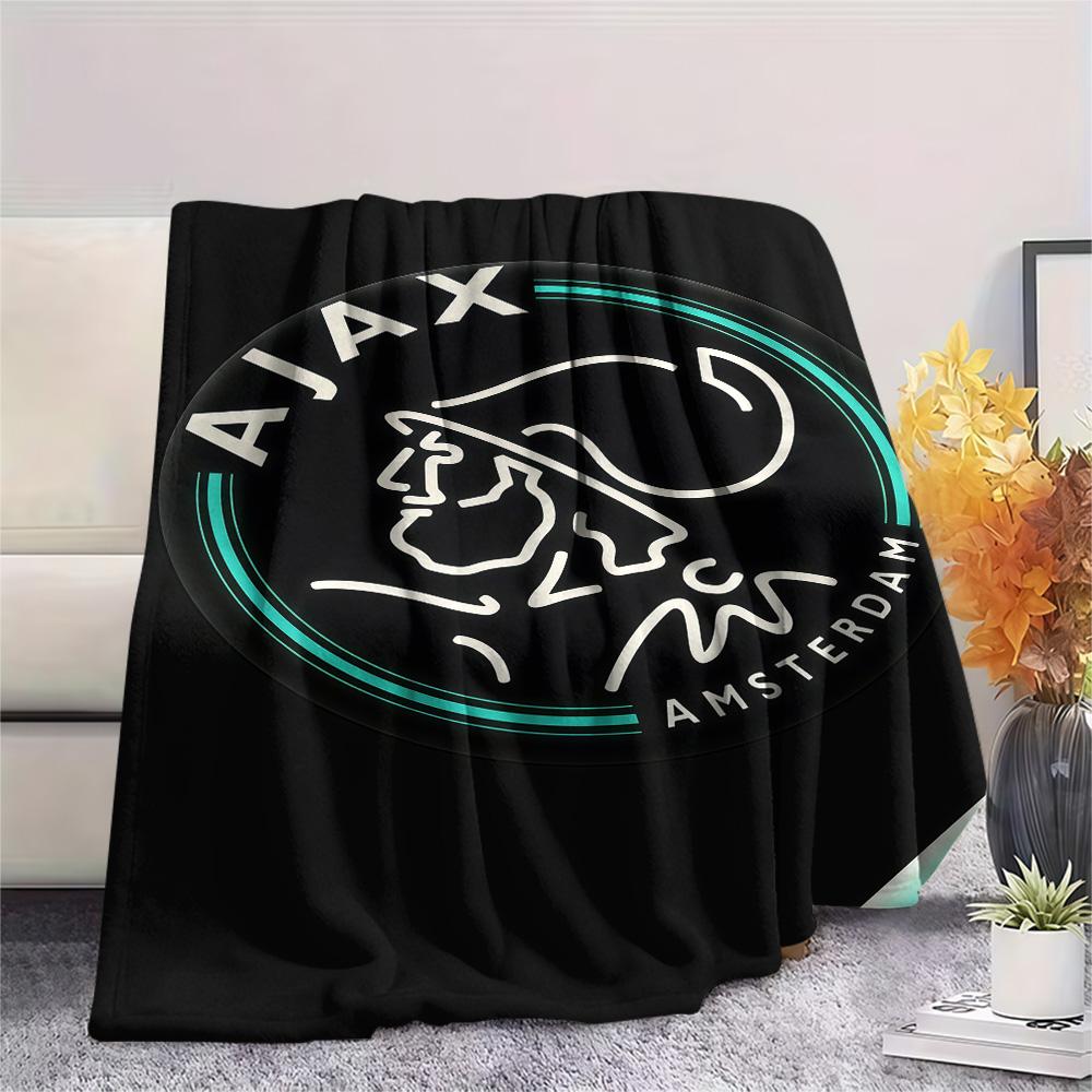 AFC Ajax poster  FlAannel Blanket, High quality Comfortable for All Seasons, Home Decor, Warmth and Comfort