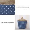 Aufbewahrungstasche, zusammenklappbar, schöner Mini-Aufbewahrungskorb aus Baumwollleinen für den Haushalt