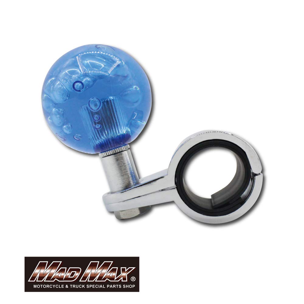 

Круглая ручка-пузырь подходит для ручек примерно 27 мм 33 мм Включает резиновую прокладку спиннер, синяя, дизайн Безумный Макс , - Диаметр, синий