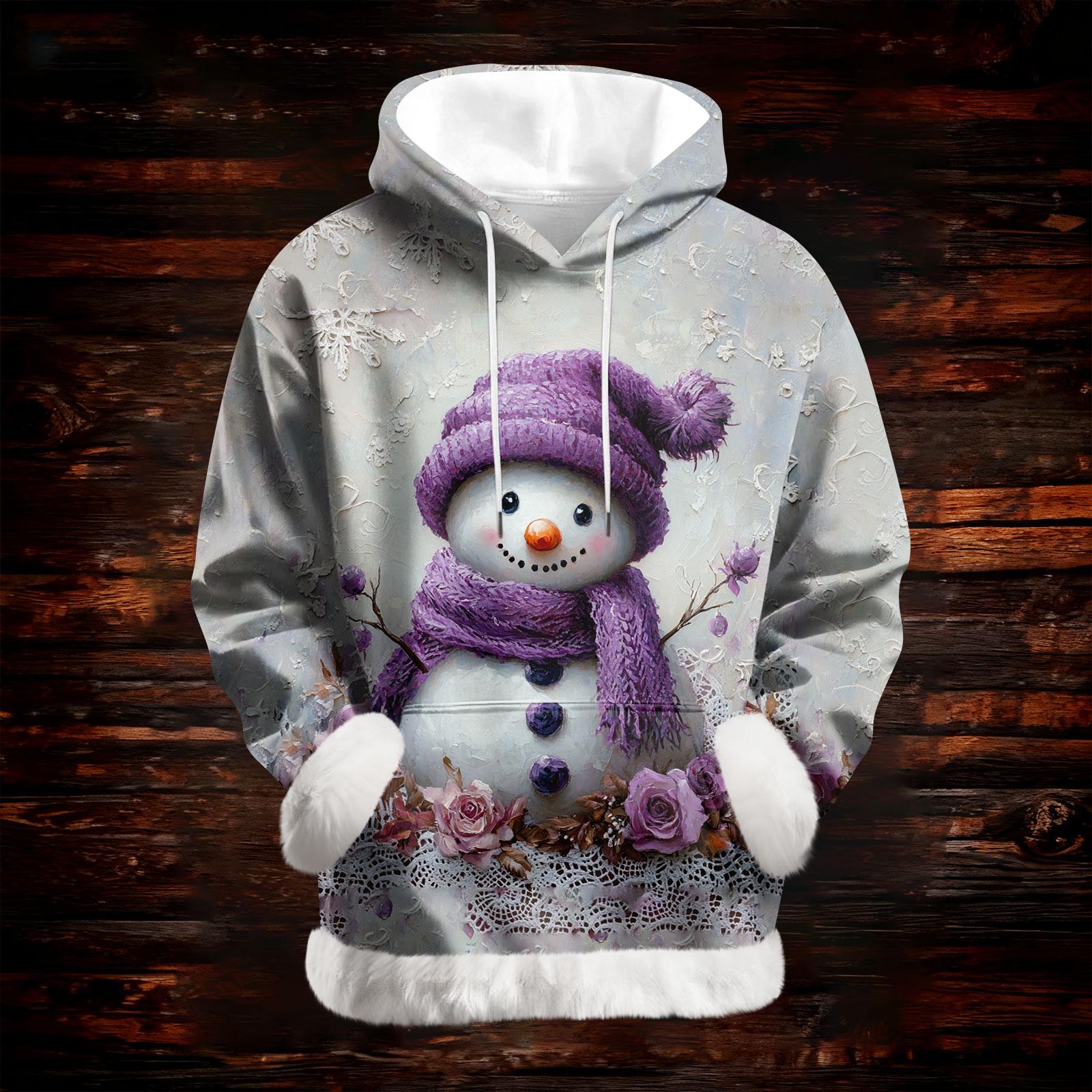 

Women s Casual Fashion Print Long Sleeve Hooded Sweatshirt Top XXL