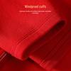Sevenwolves Men's Lucky Red Fleece Thermal Underwear Set