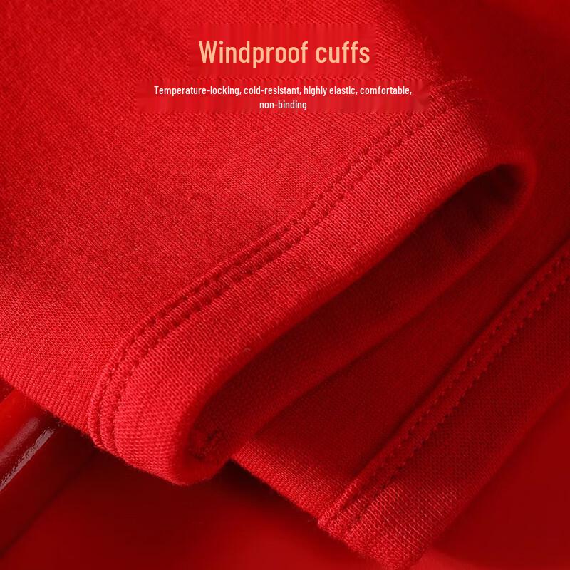 Sevenwolves Men's Lucky Red Fleece Thermal Underwear Set