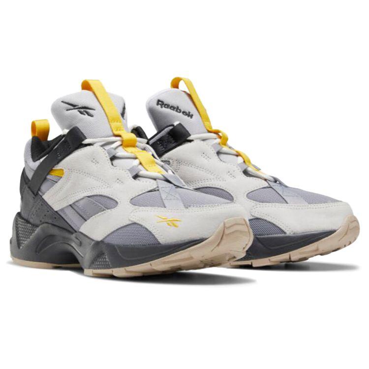 Reebok Aztrek 96 Adventure Fabric Casual Retro Cushioning Low-Top Lifestyle Shoes Unisex sneaker Gray Black EG8916