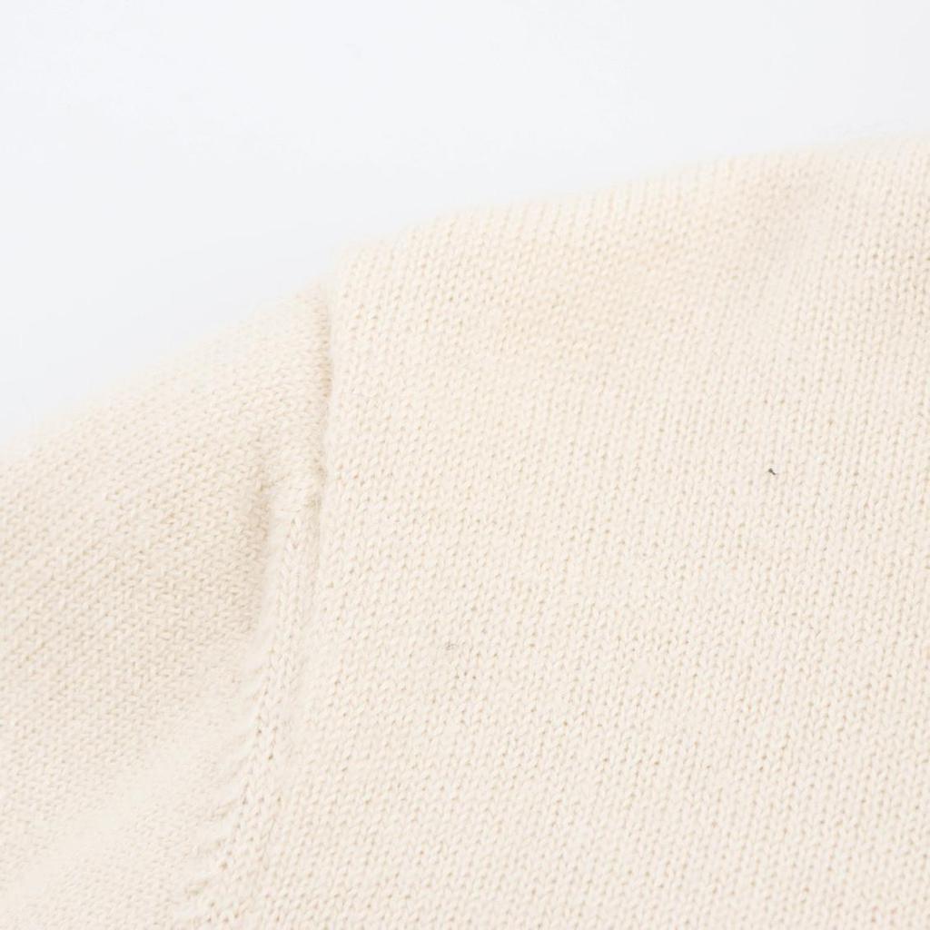 Spring 2025 Women's Beaded Doll Collar Cardigan Sweater