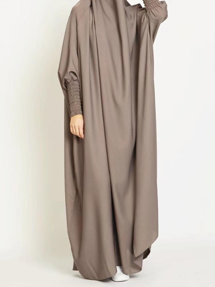 Designer Vintage Solid Loose Long Sleeve Dress Women Elegant Casual Natural Ruffle One Piece Dresses Female National Wind Hooded Blouse Clothing