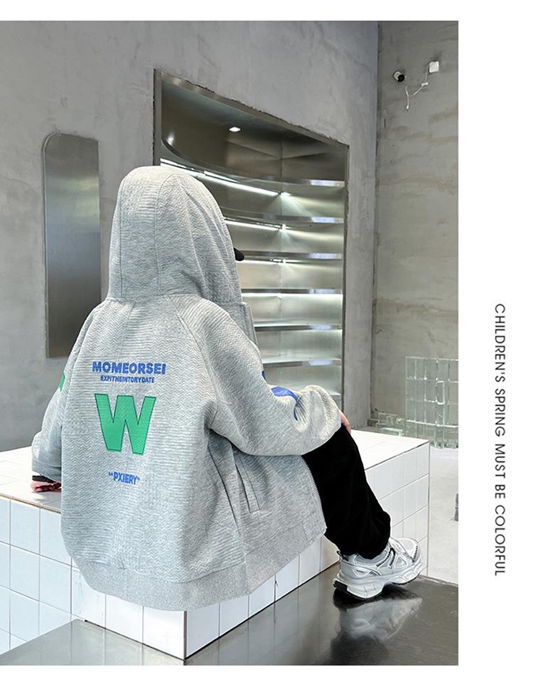 Boys' Hooded Sweatshirt 2025: Spring & Autumn Fashion for Kids