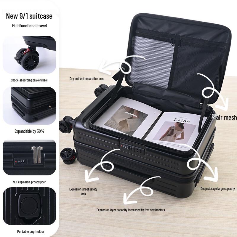 DCLOUD Side-Opening Hardside Luggage