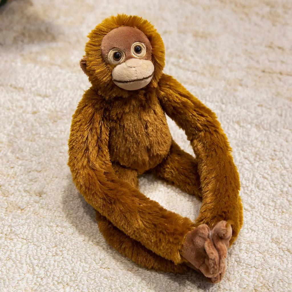 Creative Hanging Animal Plush Toys Lifelike Monkey Sloth Orangutan Doll Warm Mom-Child Hugging Doll Cuddly Home Decor Kid Gift