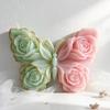 DIY Rose Schmetterling Form Silikonform Handgemachte Aroma Kerze Gips Epoxidharz Verzierung Form Seife Kerzen Herstellung Zubehör