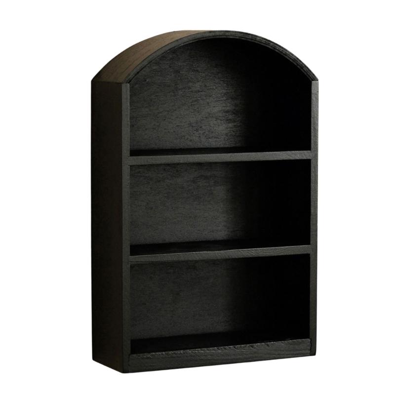 Элегантный деревянный настольный шкаф для хранения с дверцей из закаленного стекла для косметики ювелирных изделий офисных принадлежностей организации дома 2150₽