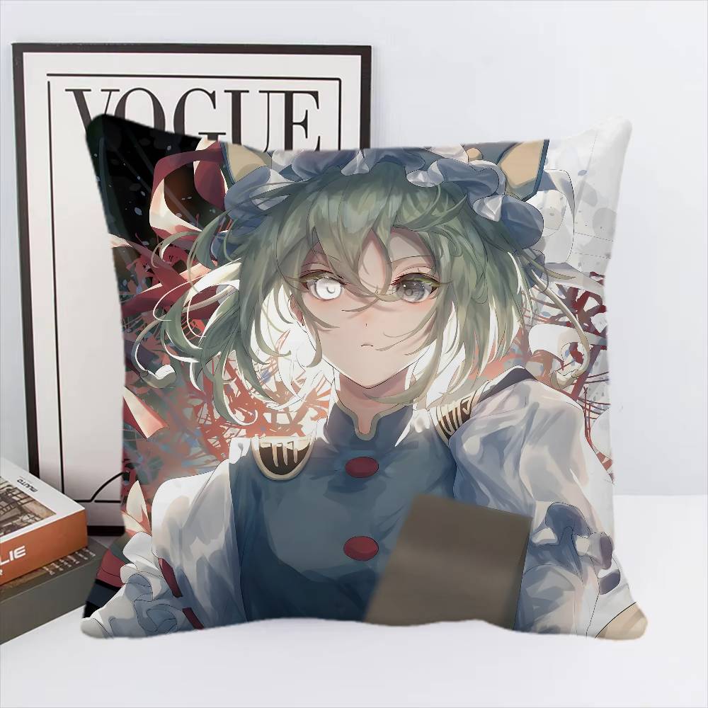 Shiki Eiki Eiki Shiki Anime Pillow Case Square Pillow Bedroom Sofa Leisure Comfort Cushion Car Home Decoration
