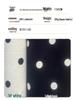 Striped Polka Dot Stretchy Crepe Dress