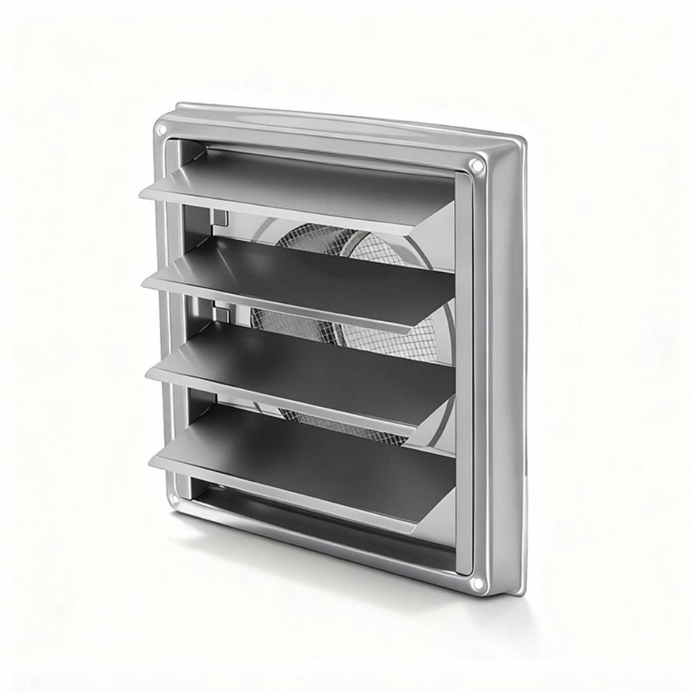 Stainless Steel Air Vent Duct Grill Square Air Outlet Vent Systems Vent Cover Grille
