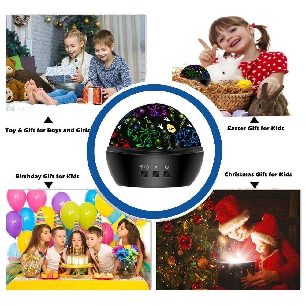 1pcs 5.7*5.1 Inch Dinosaur Night Light PVC Lamp Shade Night Lamp  Kids