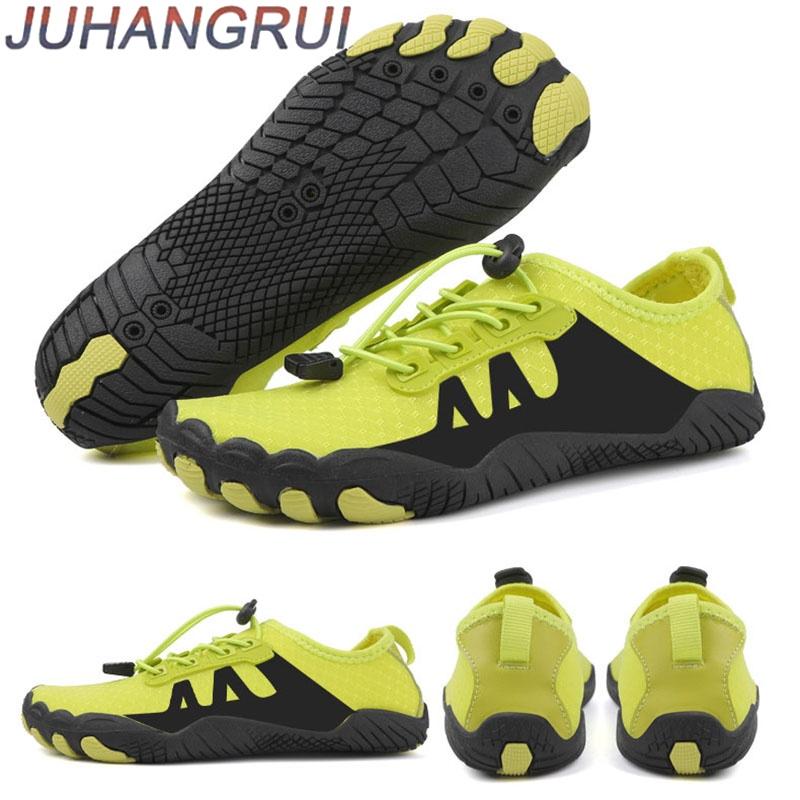 Summer Unisex Aqua Shoes Couples Outdoor Aquatic Sneaker Quick-Dry Upstream Wading Footwear Barefoot Beach Shoes Breathable Mesh