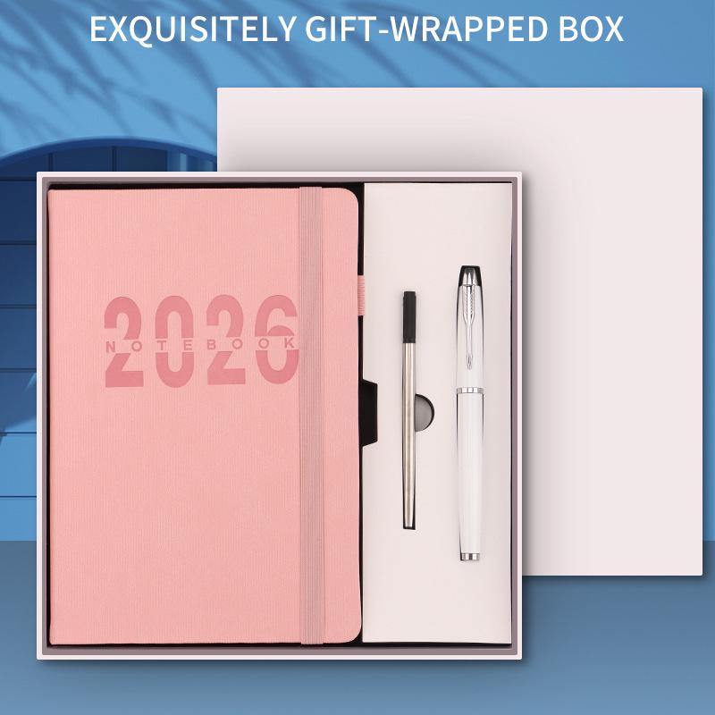 2026 Cross-Border Daily Planner: 365-Day Journal & Time Management Notebook