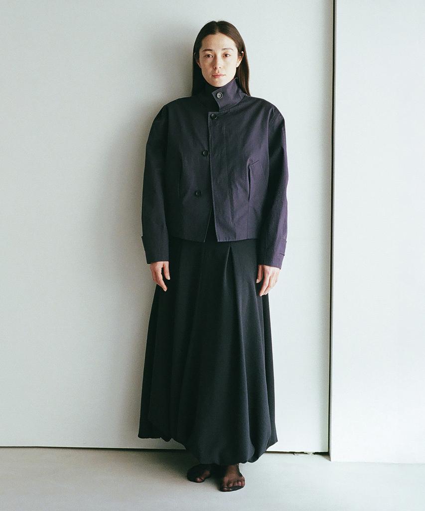 Beullaengkeulumumeon Pumpkin Skirt_Deep Navy