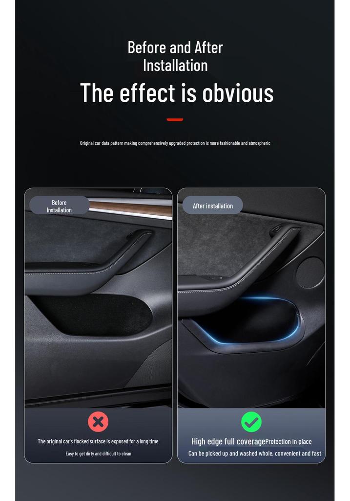 TPE Storage Box for Tesla Model Y/3 Door Interior