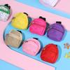 For 1/6 Doll Backpacks Cute Doll Bag Fashion Mini Rucksack Keychain Travel Case Haversack Child Gift Doll Accessories Supplies