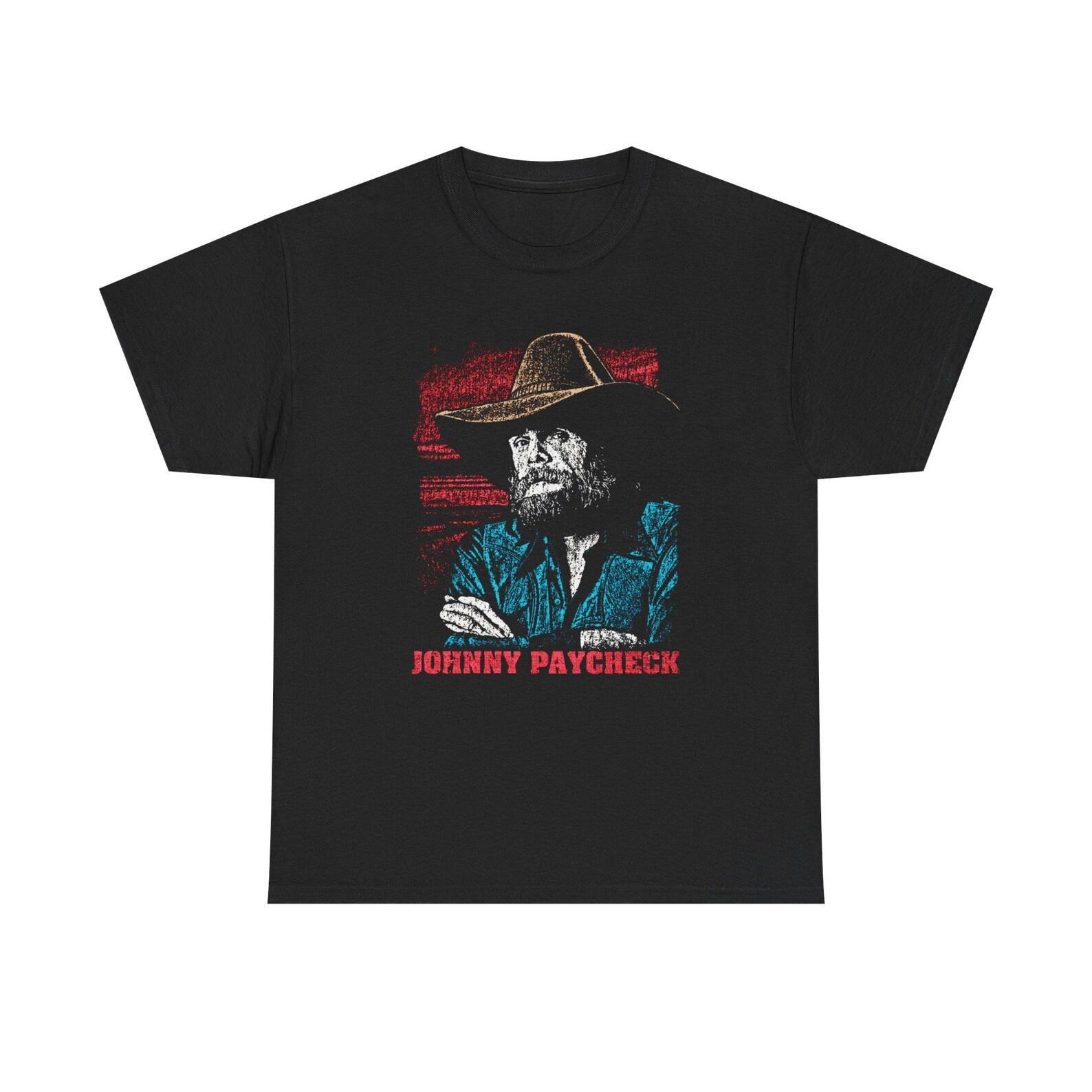 Johnny Paycheck Outlaw Country Shirt Vintage 70s Honky Tonk Tee Unisex Retro Western Graphic T Shirt Gift 140