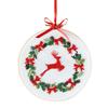 Printed Pattern Christmas Embroidery Kit Handmade Embroidery Starter Kit  Practice