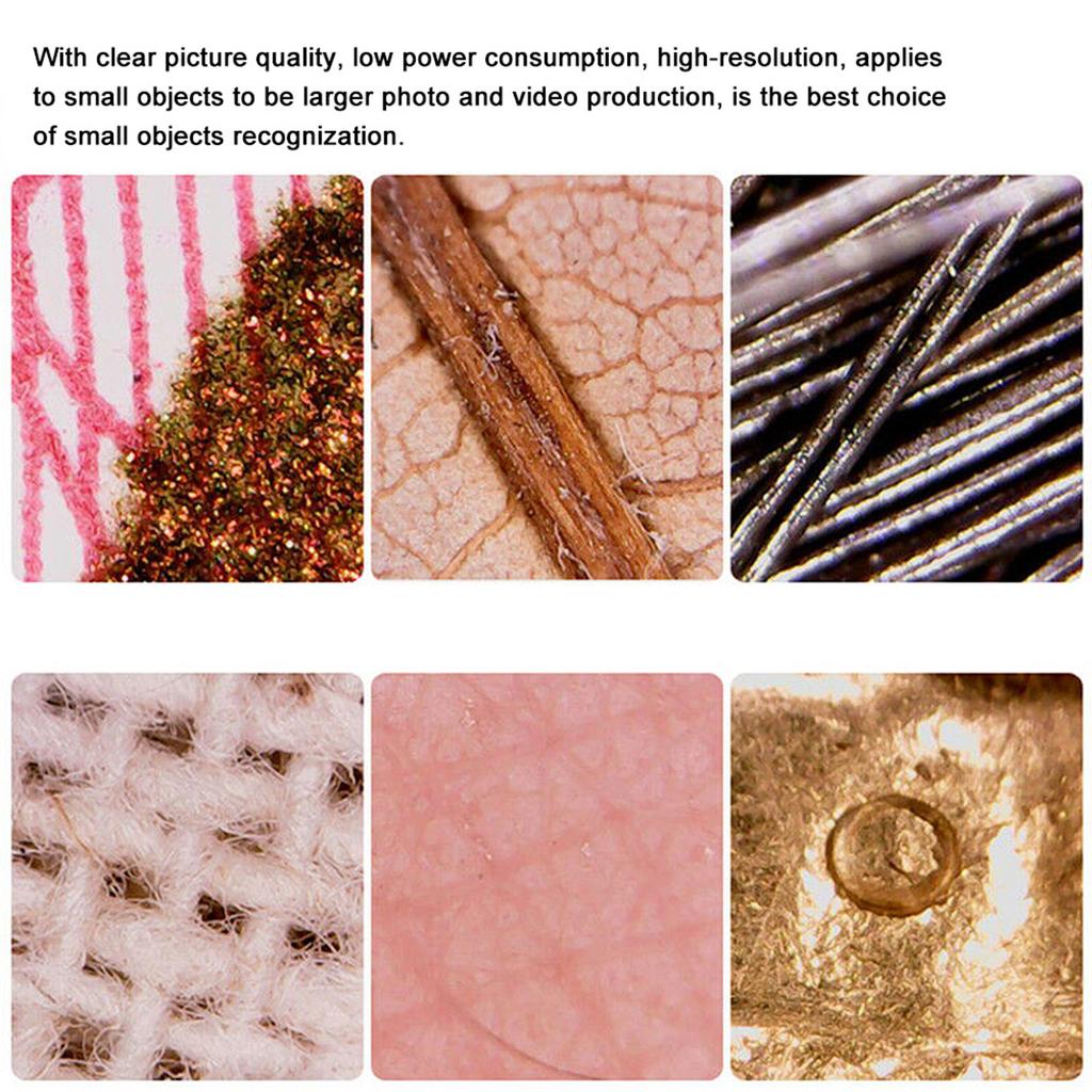 X4 1600X LED Microscope Digital Microscope Camera HD Handheld Microscope with Bracket