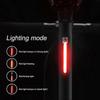 USB Rechargeable Bike Tail Light 4 Modes Waterproof LED Cycling Light for Mountain Road Bikes