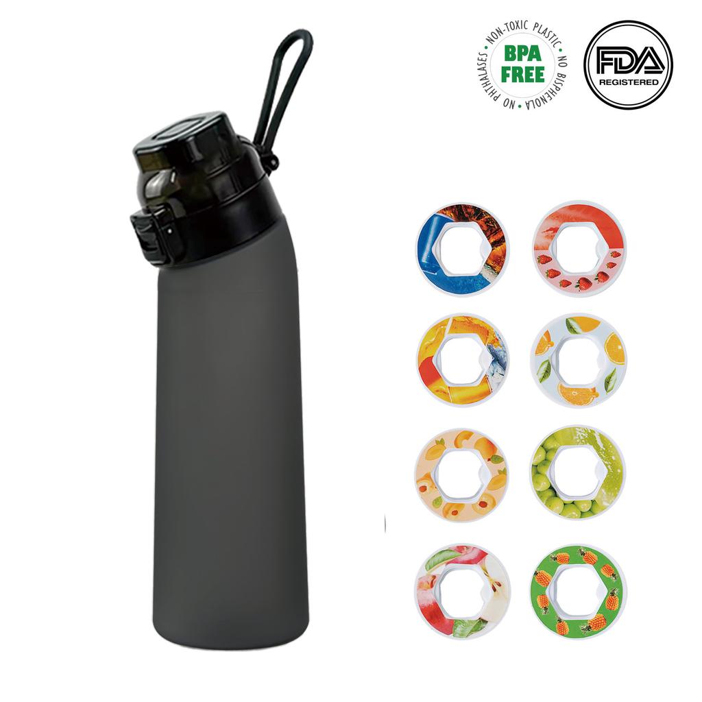 Sports Air Water Bottle BPA Free 700ml with 7 Flavor Pods %0 Sugar Water Cup